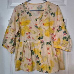 Ladies BOHO Top. Large, NWOT
